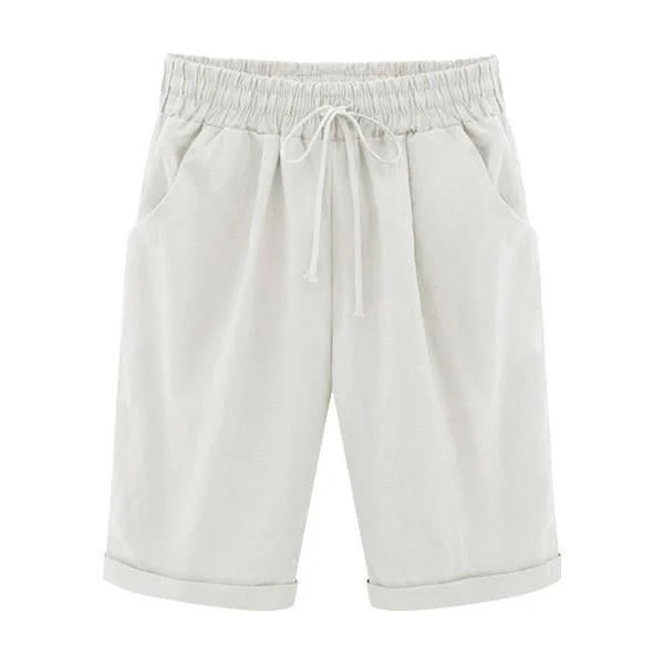 Last Day Promotion 50% OFF - Elastic Waist Casual Comfy Summer Shorts