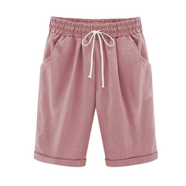 Last Day Promotion 50% OFF - Elastic Waist Casual Comfy Summer Shorts