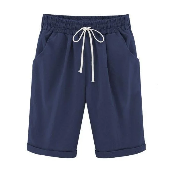 Last Day Promotion 50% OFF - Elastic Waist Casual Comfy Summer Shorts