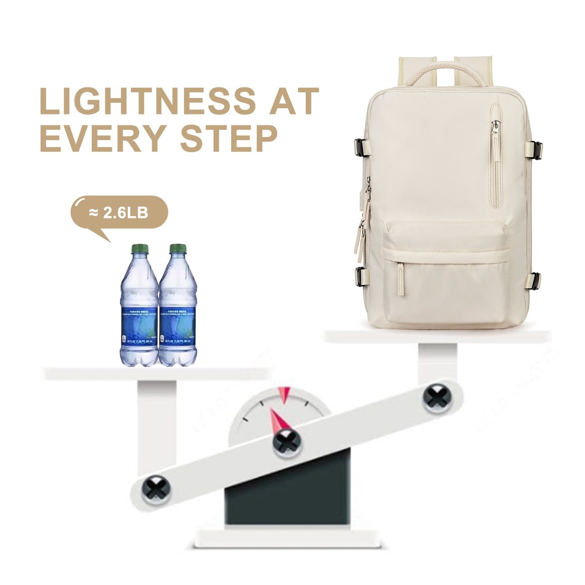 Last Day Promotion 50% OFF - Large Waterproof Travel Backpack