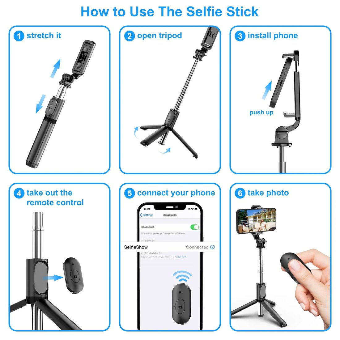 Last Day Promotion SAVE 49% OFF - Portable Wireless Bluetooth Selfie Stick