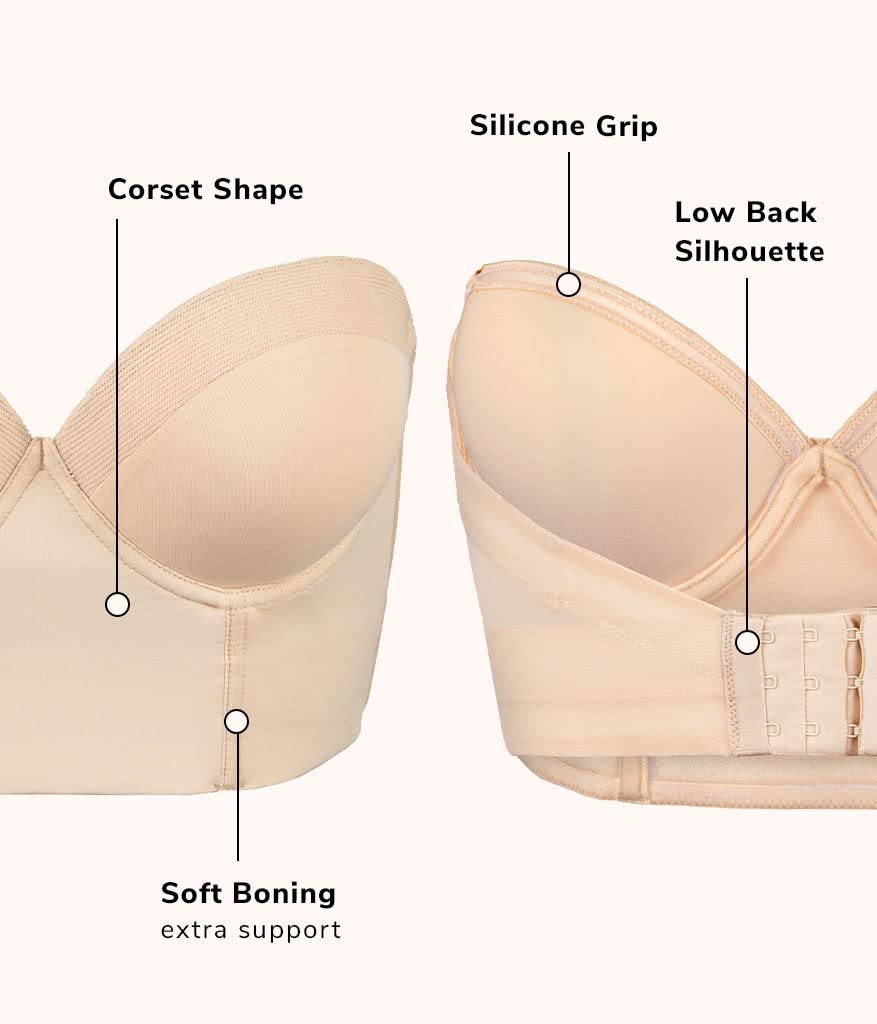 LAST DAY SALE 49% OFF - Low Back Strapless Bra