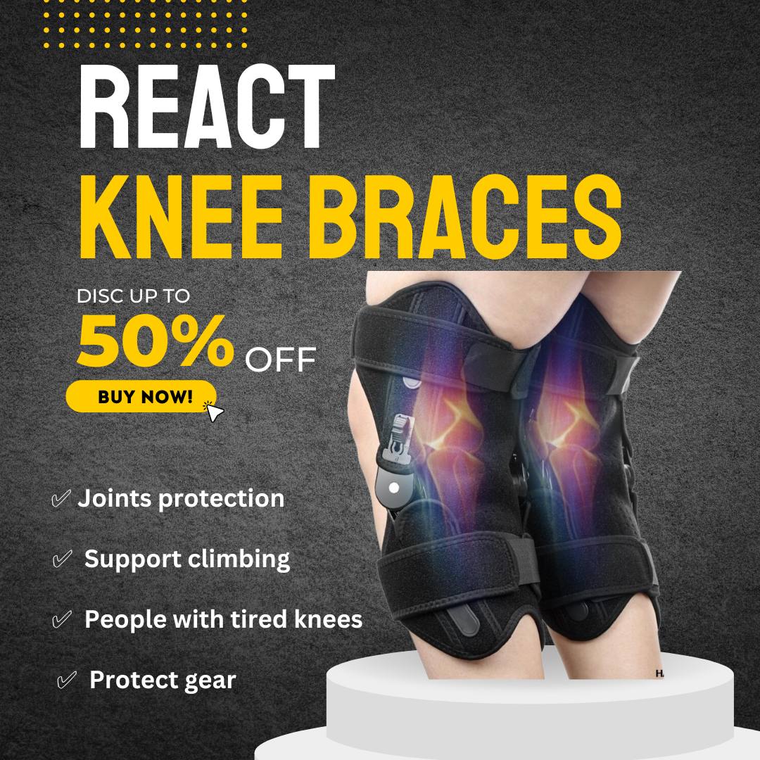 LAST DAY SALE OFF 50% - React Knee Braces