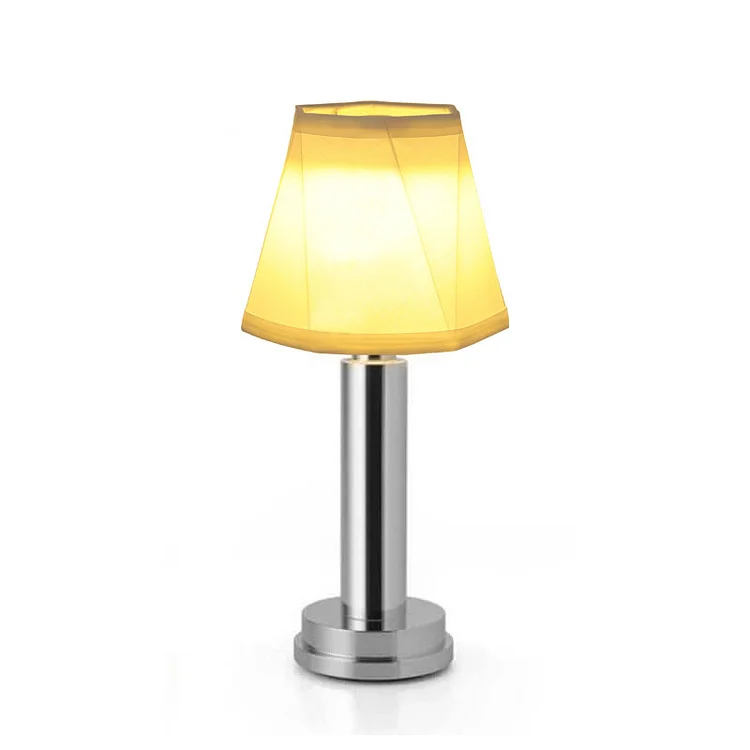 LED Cordless Silk Metal Table Lamp