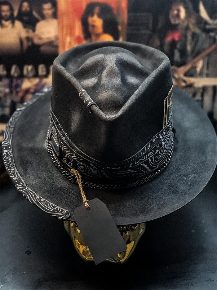 Limited Time - Half Price Sale "Harvester of Sorrow" Handmade Skull Hat