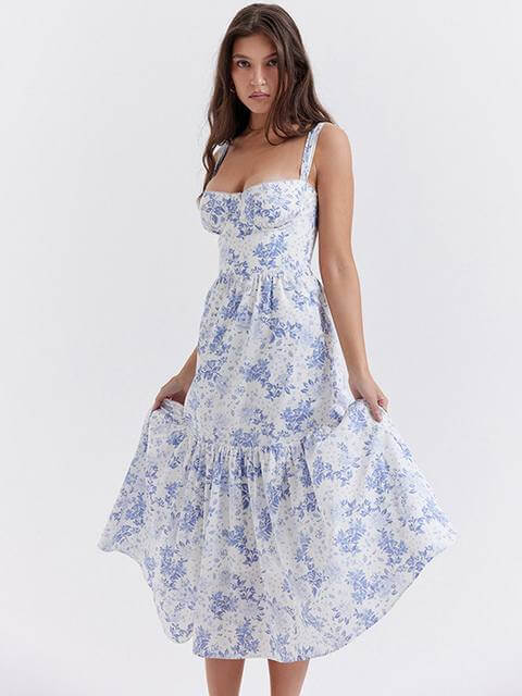 Lively Gaze - Floral Shaper Dress