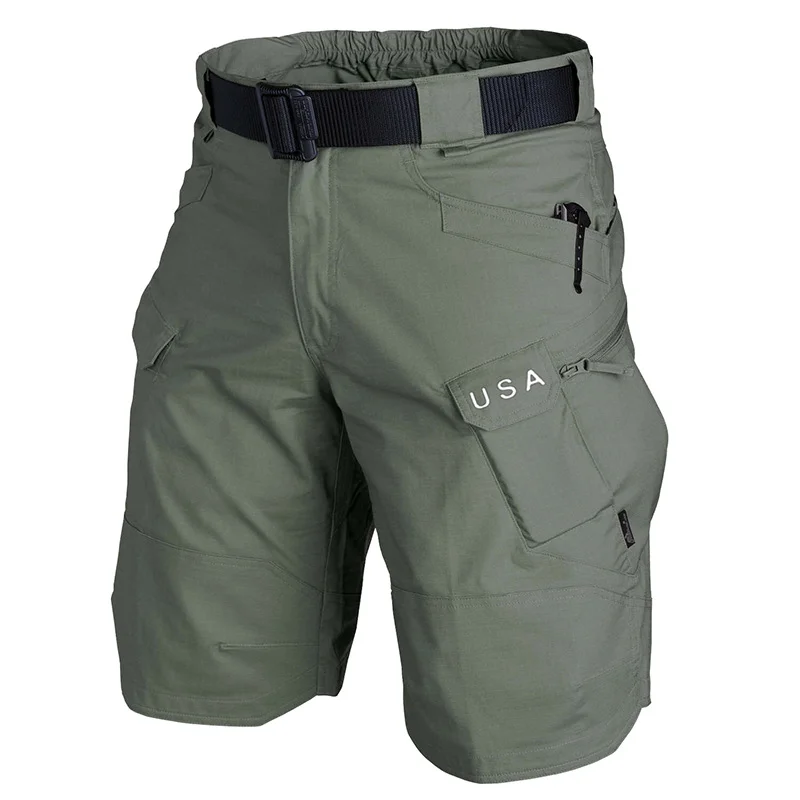 Men's Quick Dry Tactical Cargo Workout Shorts