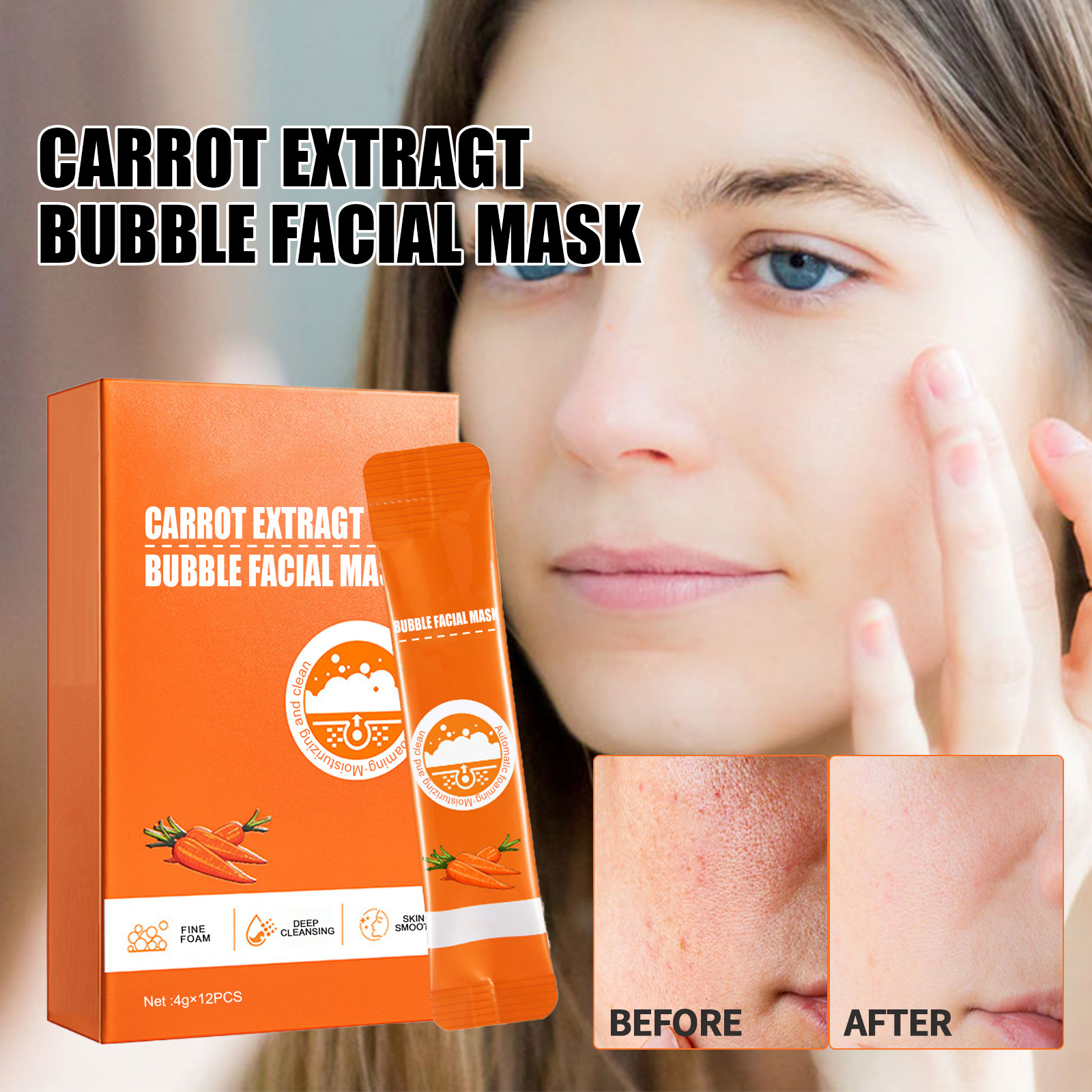 Mother's Day Hot Sale 49% OFF - 2023 New Magical Carrot Bubble Mask