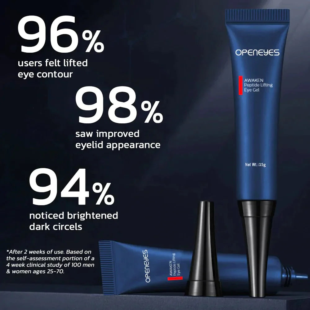 Official Brand Store - 49% Off-OPENEYES Awaken Peptide Lifting Eye Gel