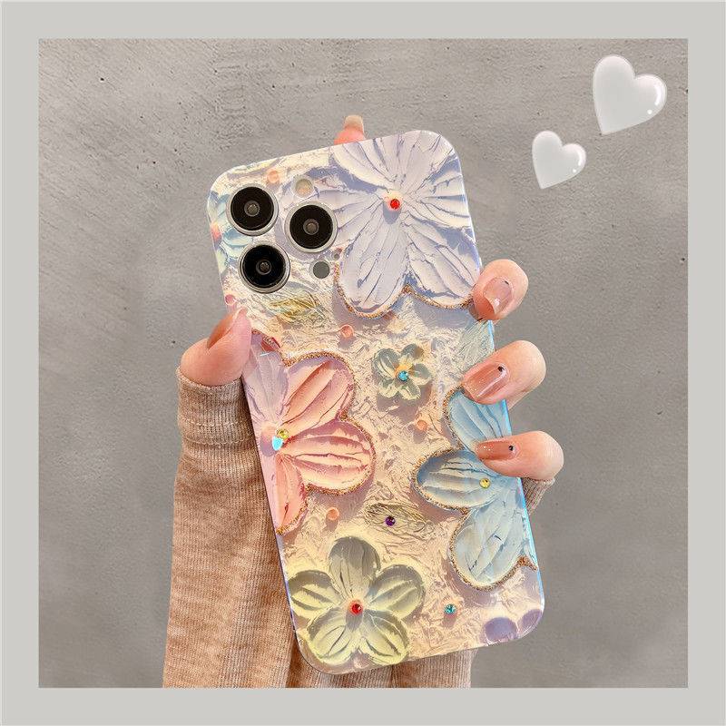 Oil Painting Flower iPhone Series Phone Case