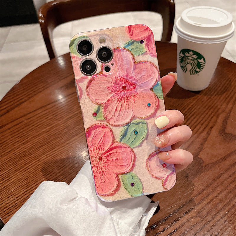 Oil Painting Flower Samsung/iPhone Case