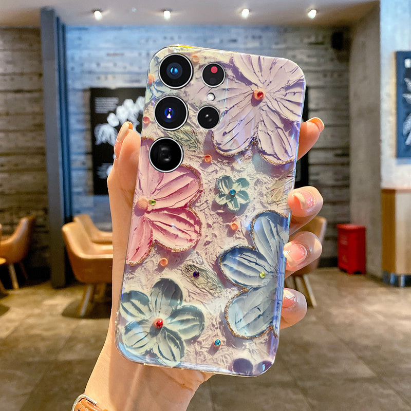 Oil Painting Flower Samsung/iPhone Case