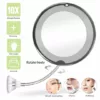 PHWorldCase 10X Magnifying LED Lighted Flexible Mirror