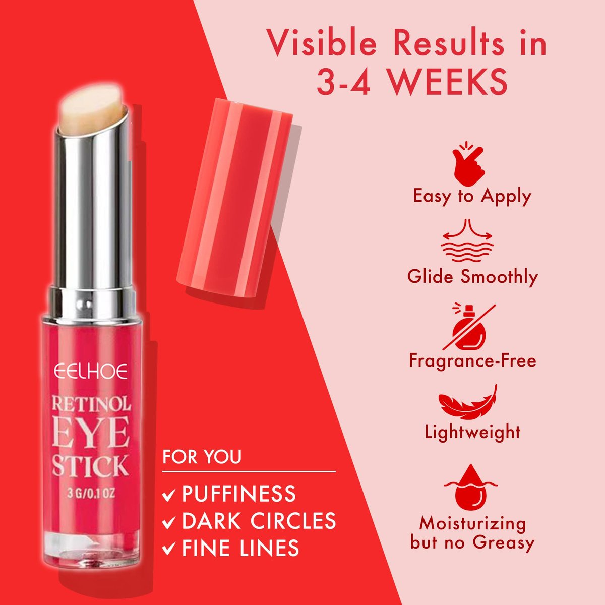 Retinol Eye Cream Stick - BUY 2 GET 1 FREE