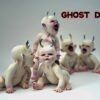 Scary Halloween Ghost Doll Resin Statue Ornament