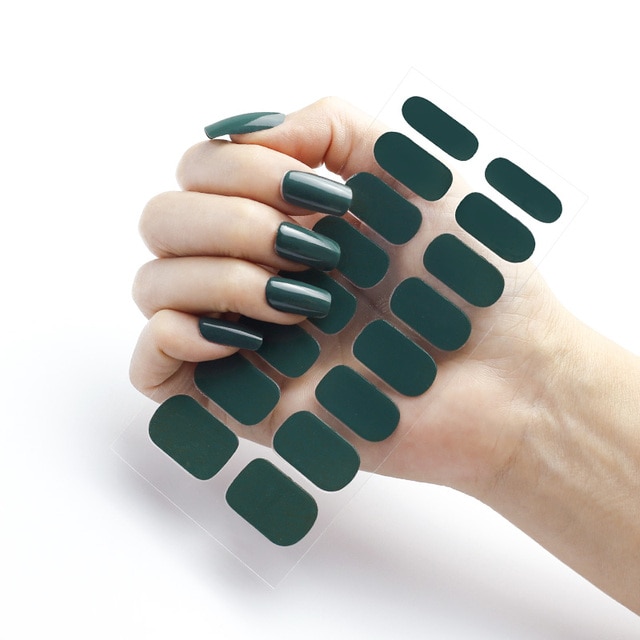 SEMICURED GEL NAIL STICKER KIT