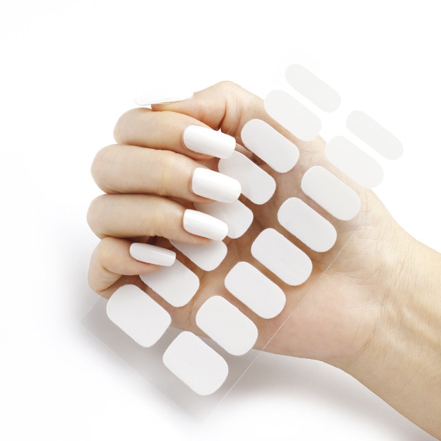 SEMICURED GEL NAIL STICKER KIT