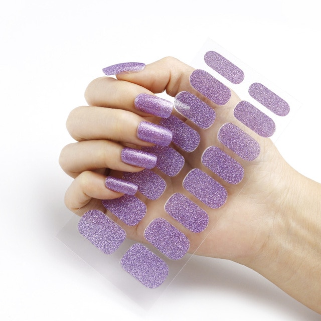 SEMICURED GEL NAIL STICKER KIT