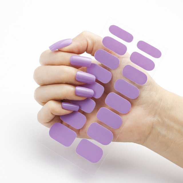 SEMICURED GEL NAIL STICKER KIT