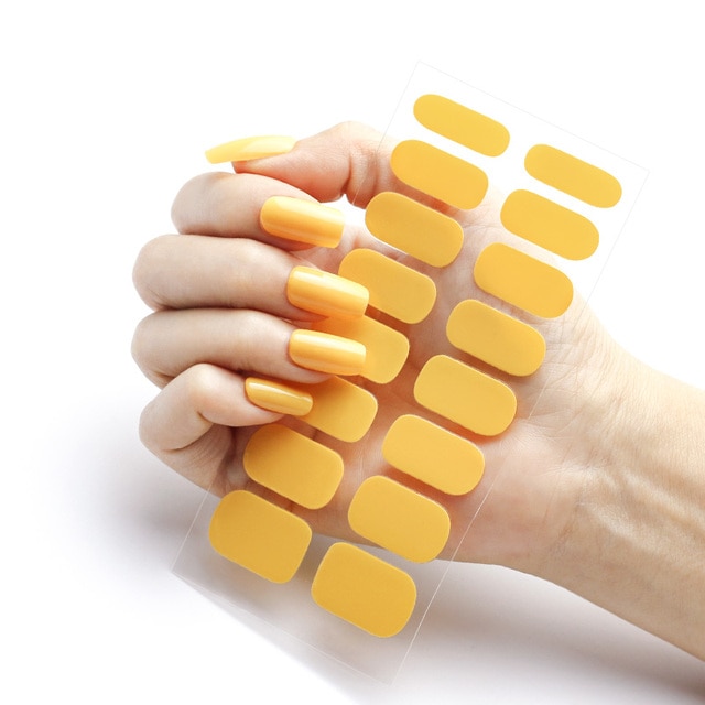 SEMICURED GEL NAIL STICKER KIT