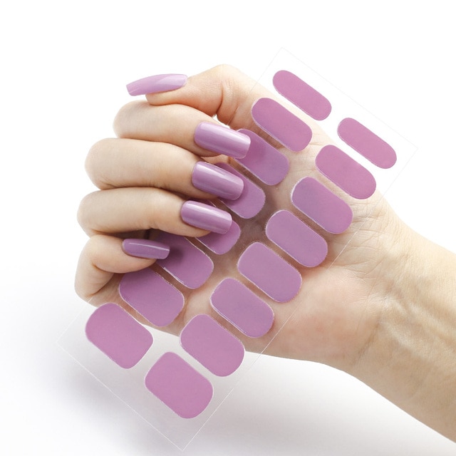 SEMICURED GEL NAIL STICKER KIT