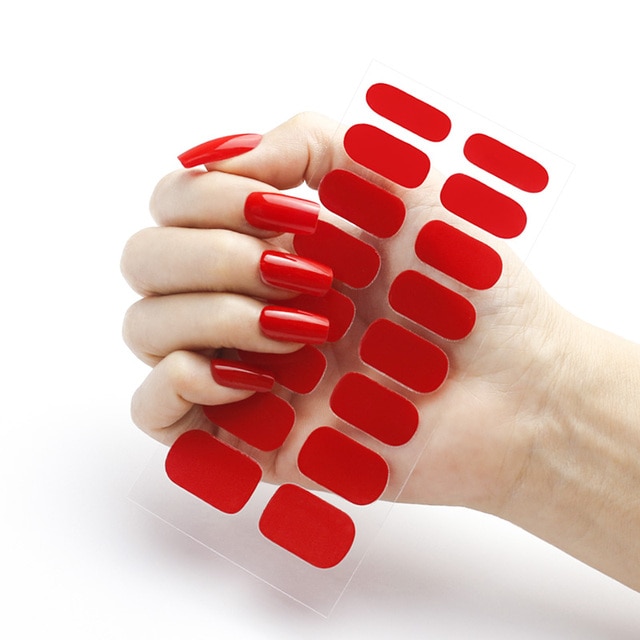 SEMICURED GEL NAIL STICKER KIT