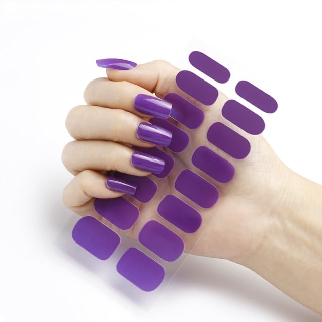 SEMICURED GEL NAIL STICKER KIT