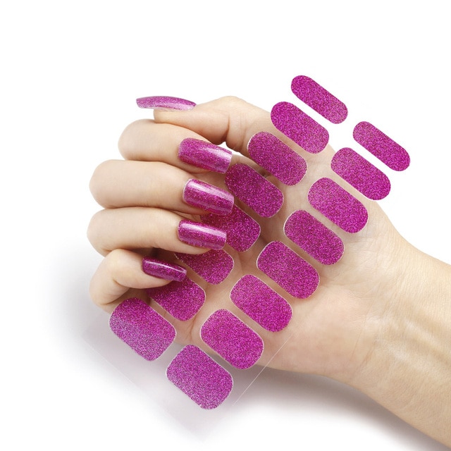 SEMICURED GEL NAIL STICKER KIT