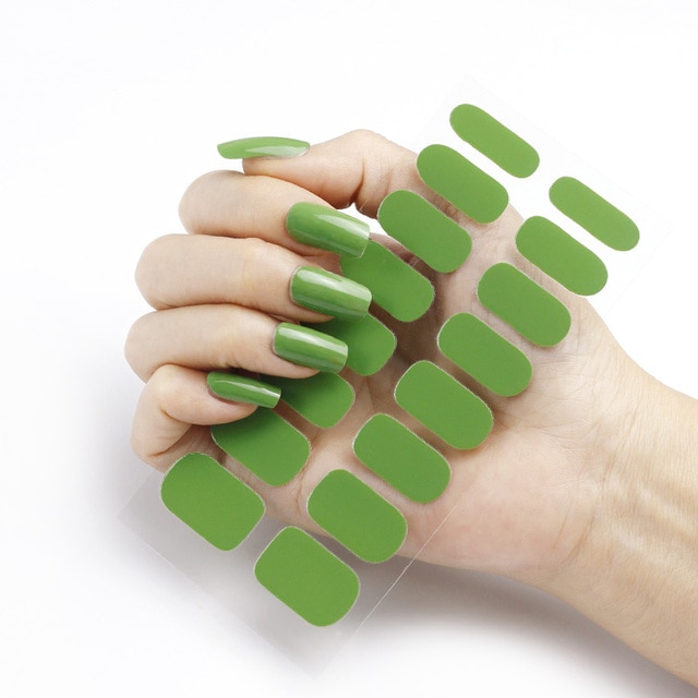 SEMICURED GEL NAIL STICKER KIT