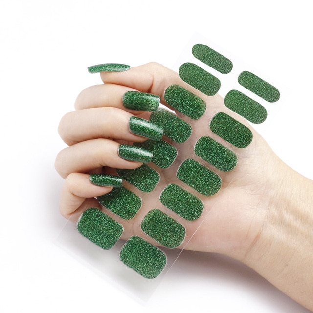 SEMICURED GEL NAIL STICKER KIT