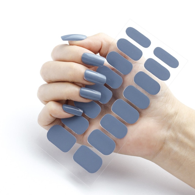 SEMICURED GEL NAIL STICKER KIT