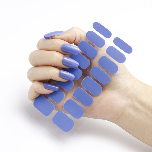 SEMICURED GEL NAIL STICKER KIT