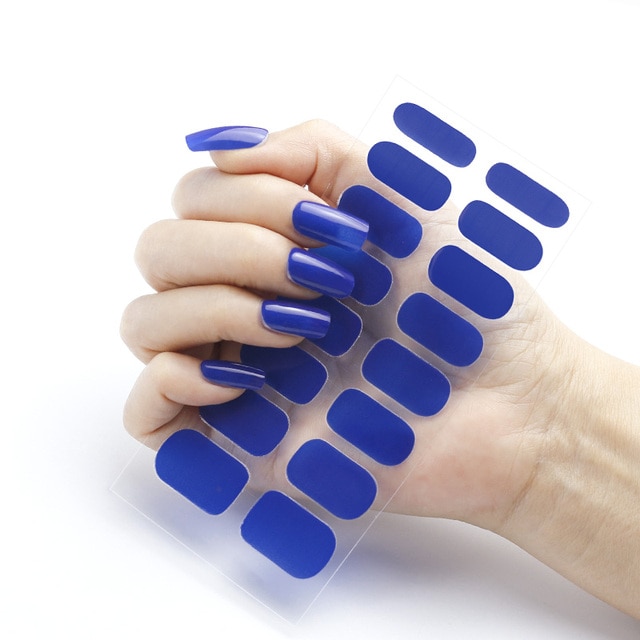 SEMICURED GEL NAIL STICKER KIT