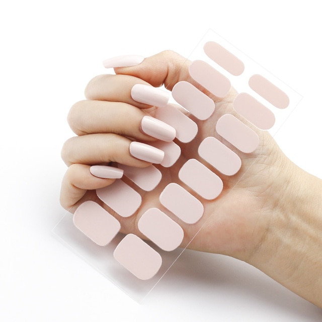 SEMICURED GEL NAIL STICKER KIT