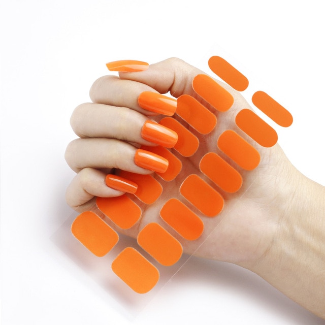 SEMICURED GEL NAIL STICKER KIT