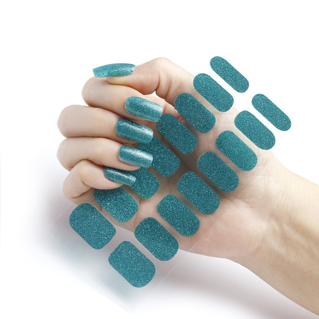 SEMICURED GEL NAIL STICKER KIT