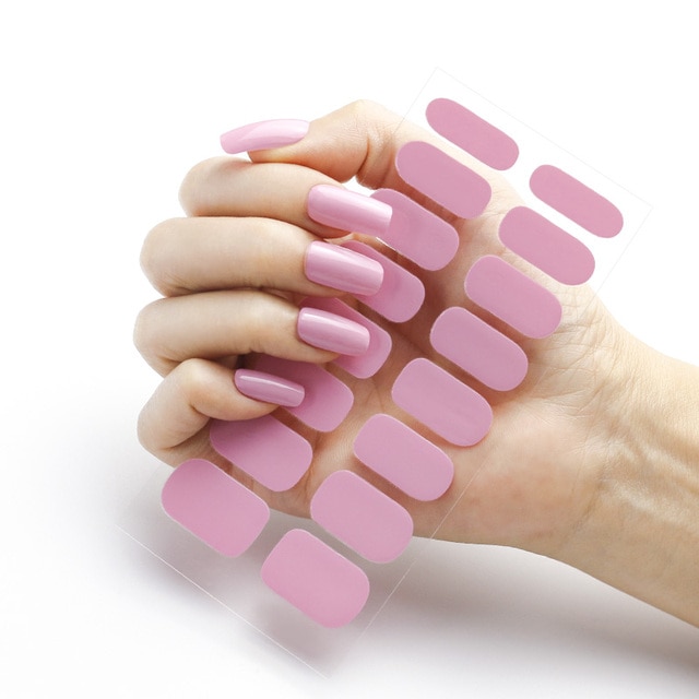 SEMICURED GEL NAIL STICKER KIT