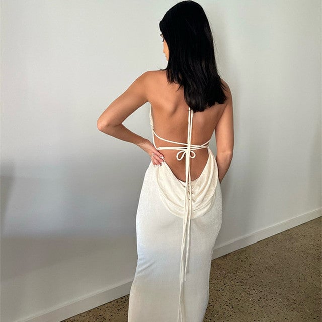 Serenity Backless Maxi Dress