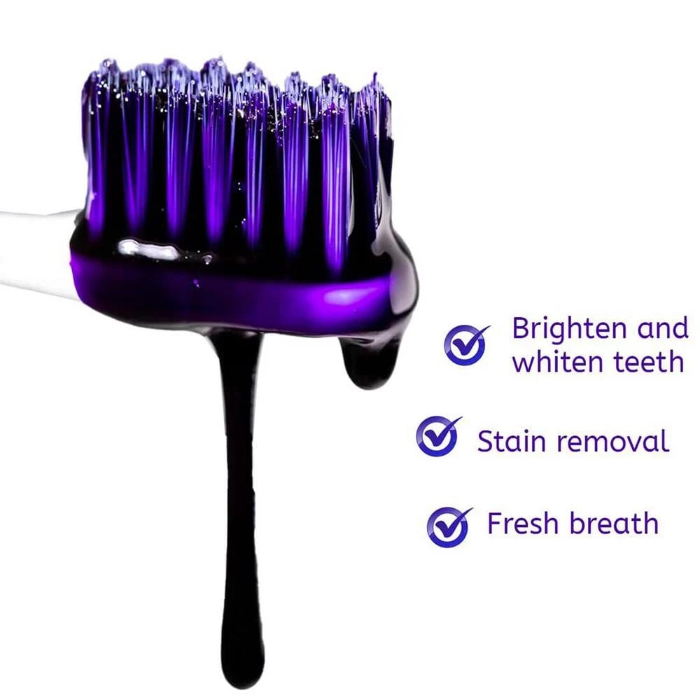 SMILEKIT New V34 Series Toothpaste Purple Color Corrector