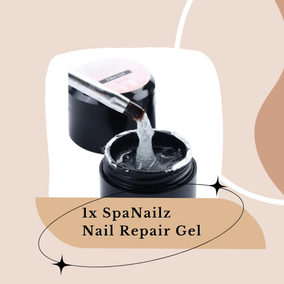 SpaNailz  3 in 1 Nail Repair Set | incl. Brush & UV Lamp