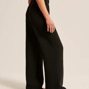 Summer 2023 Icy Tailored Crepe Wide-Leg Pants