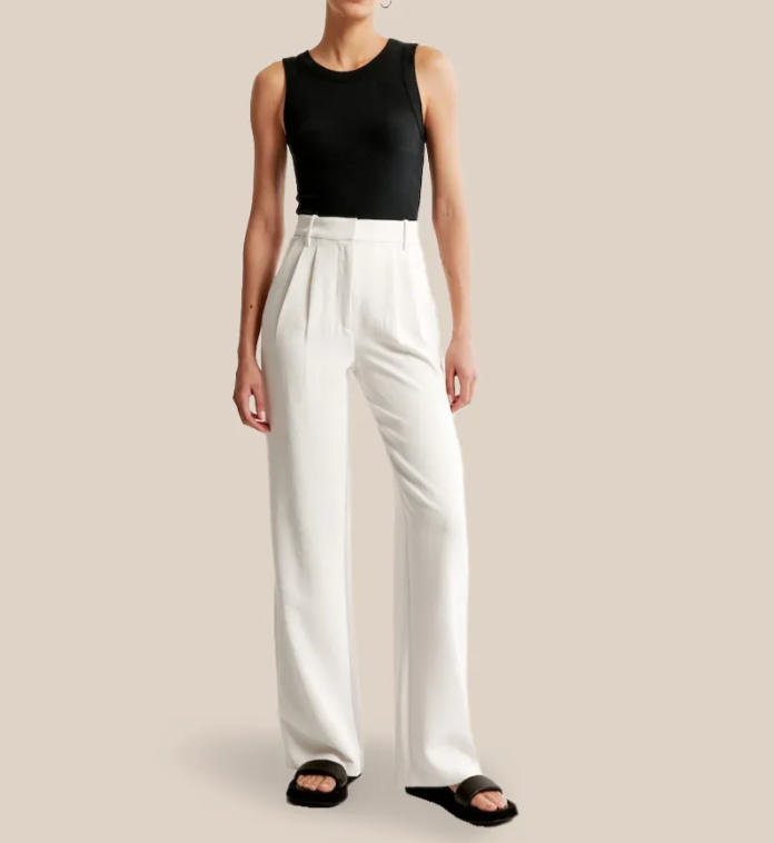 Daisy Grace Wide-Leg Tailored Pants