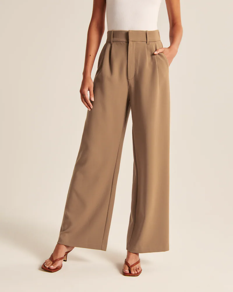 Daisy Grace Wide-Leg Tailored Pants