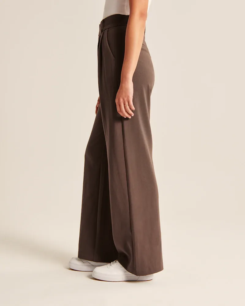 Daisy Grace Wide-Leg Tailored Pants