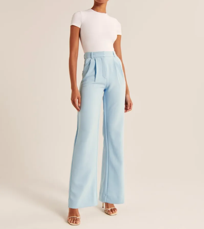 Daisy Grace Wide-Leg Tailored Pants