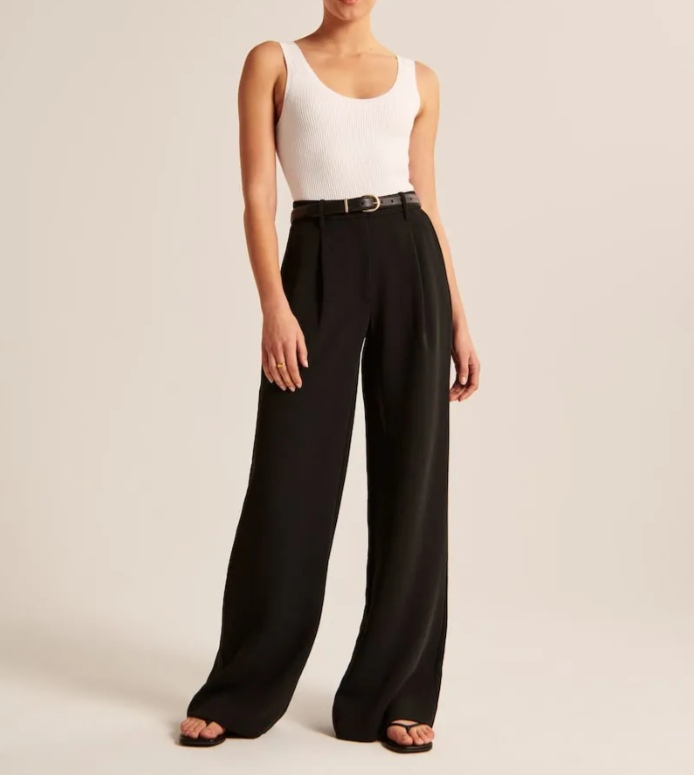 Daisy Grace Wide-Leg Tailored Pants