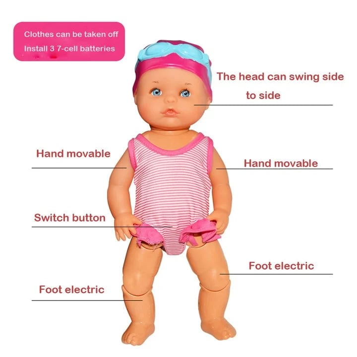 Summer Hot Sale 49% OFF - The Best Gift For Kids Waterproof Swimmer Doll