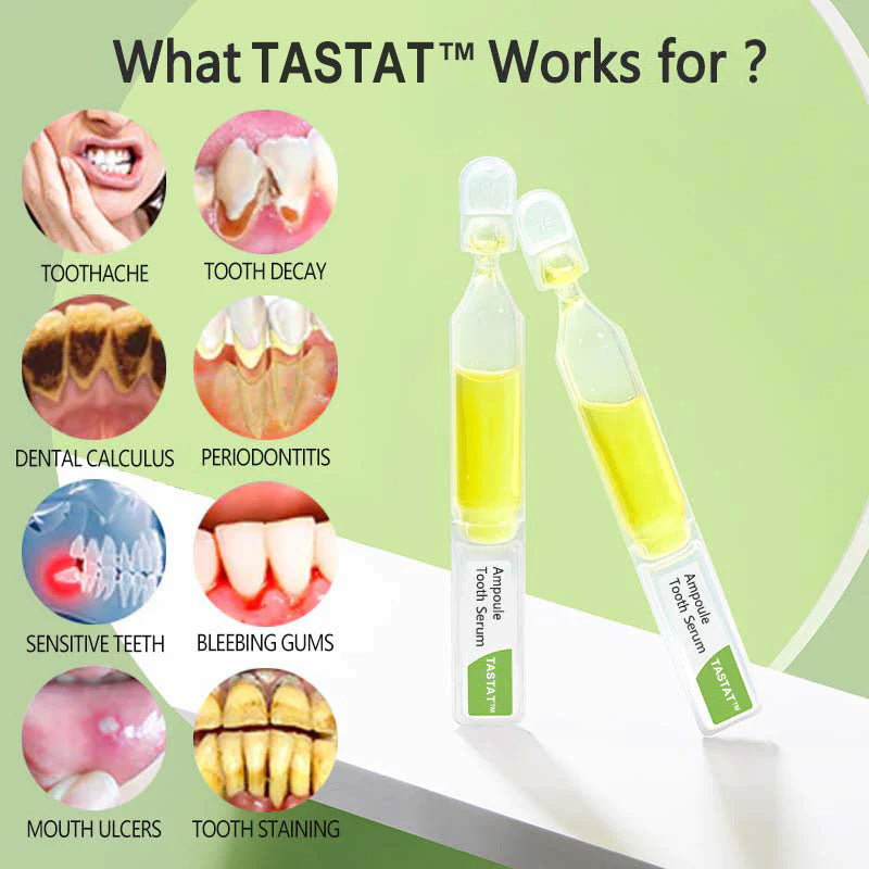 TASTAT Ampoule Toothpaste, Removal of tartar and plaque bacteria and various oral problems