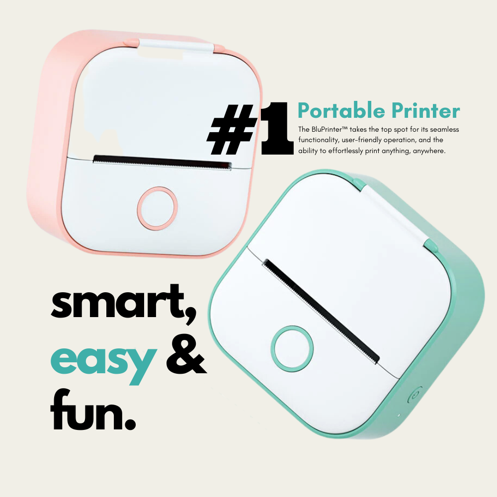 The BluPrinter Portable Mini Printer