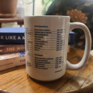 The Excel Super Shortcuts Mug (for PC)